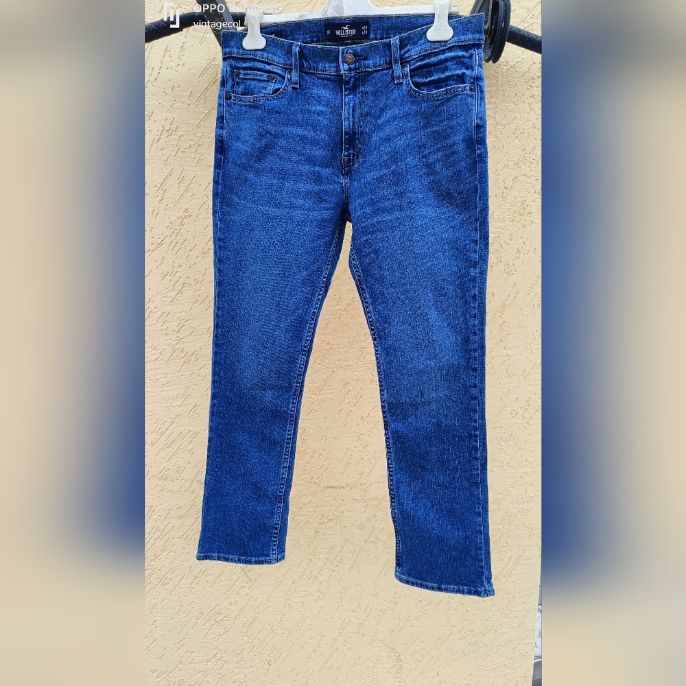 Hollister epic flex slim straight jeans made in Mexico - Picture 1 of 17